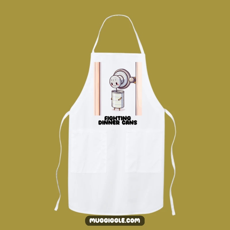 Funny Doorknob Can Apron: Cook with Relatable Humor, Perfect Funny Gift