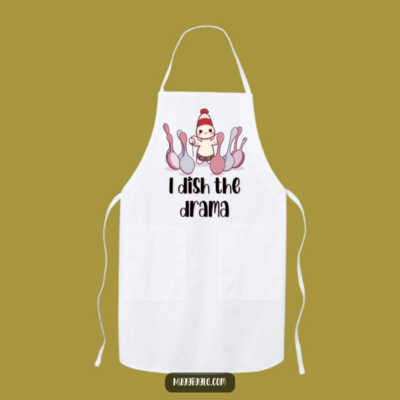 Funny Sock Puppet Chef Apron: Whimsical Cooking Performance Gift for Kitchen Fun