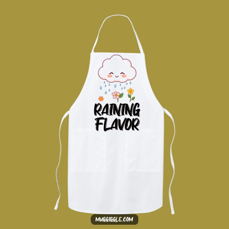 Funny Cloud Rain Apron: Keep Clean While Spreading Joyful Showers