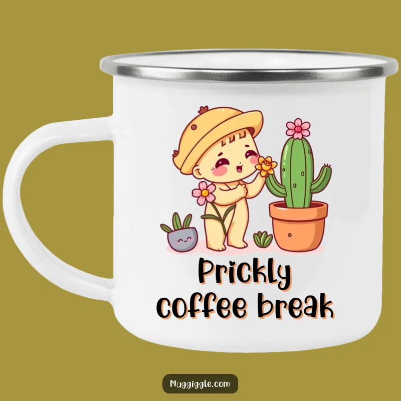 Funny Taco Cactus Camping Mug: Awkwardly Charming Outdoor Companion
