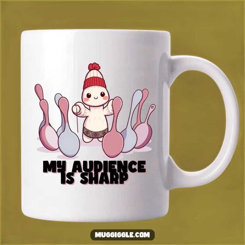 Funny Sock Puppet Drama Mug: Hilarious Playful Character Gift for Spoon Lovers