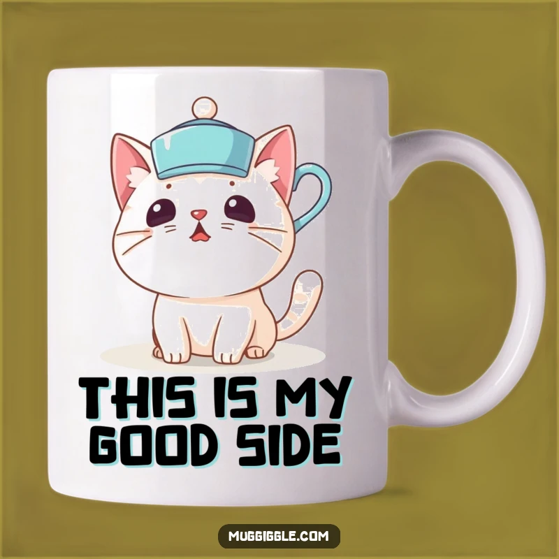 Funny Cat Teacup Mug: Surprised Kitty Disaster, Perfect Pet Lover Gift
