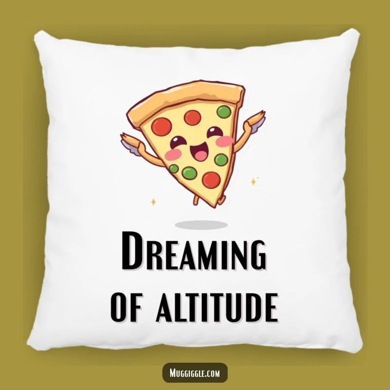 Funny Pizza Flying Pillow: Cozy Joyful Slice Character - Deliciously Comfy Gift