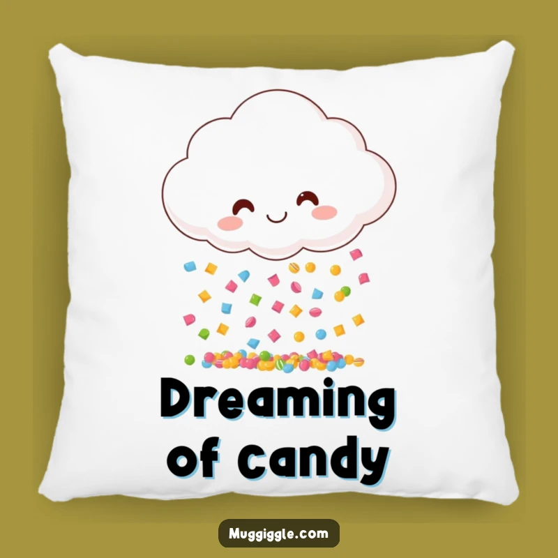 Funny Candy Cloud Pillow - Cozy Comfort with a Sweet Touch!