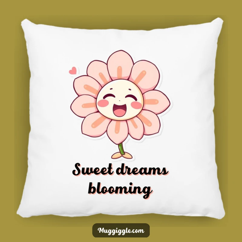 Funny Flower Pillow: Singing Character Laughter Petals Comfort Gift