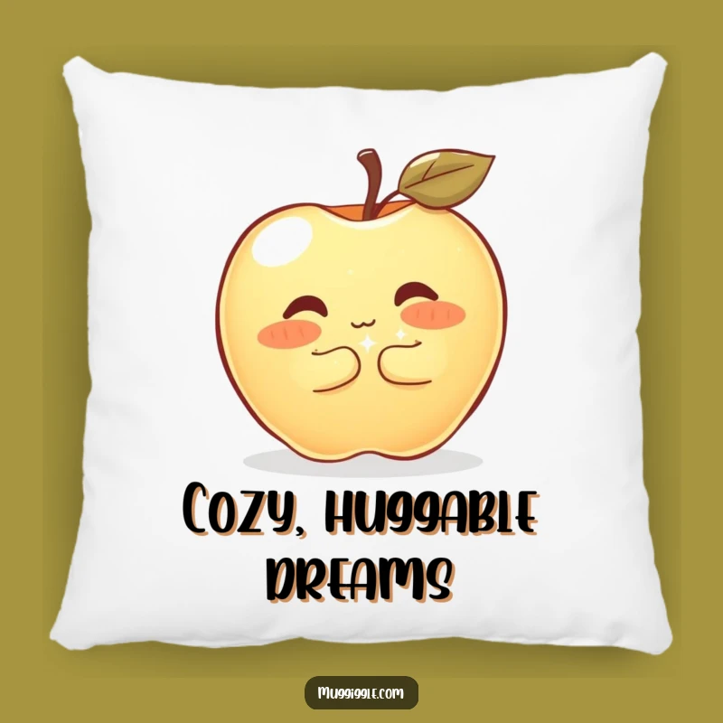 Funny Shy Apple Pillow: Cozy Comfort and Hilarious Gift for Gentle Souls
