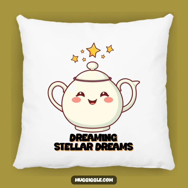 Funny Star Teapot Pillow - Cozy Comfort with a Touch of Magic!