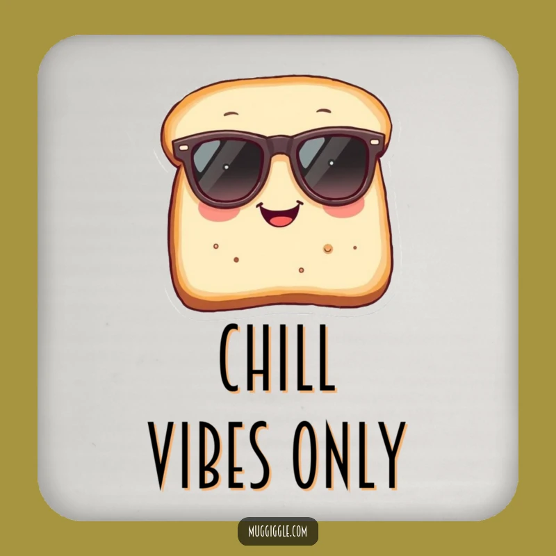 Funny Coasters: Bread Sunglass Set for Humorous Table Protection