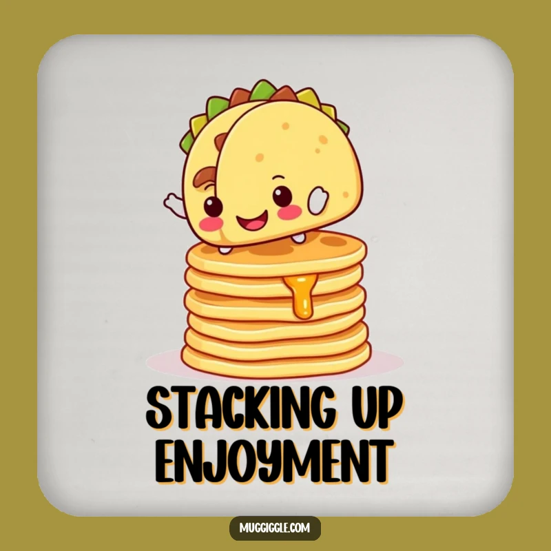 Funny Coasters: Taco Breakfast Balance Set for Humorous Table Protection