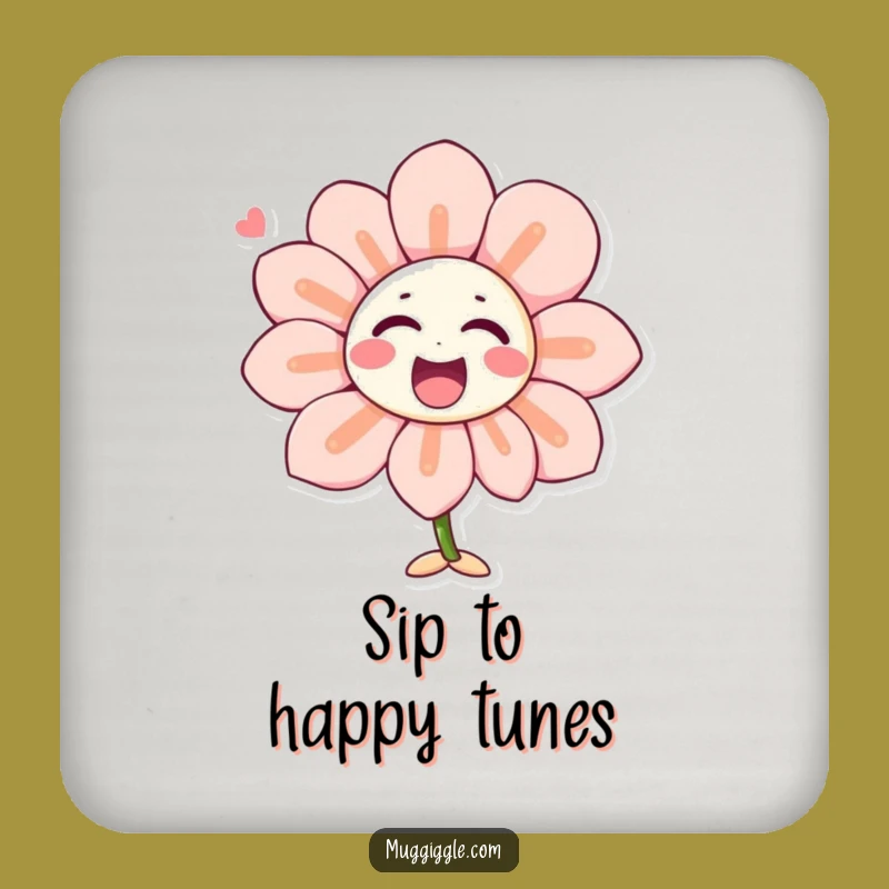 Funny Flower Coaster: Singing Character Laughter Petals Protect