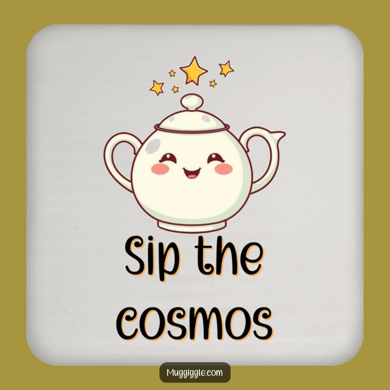 Funny Star Teapot Coaster - Protect Surfaces with Magical Charm!