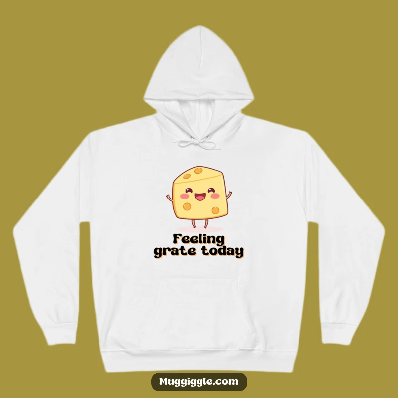Funny Dancing Cheese Wedge Hoodie: Cozy and Cheesy Fun