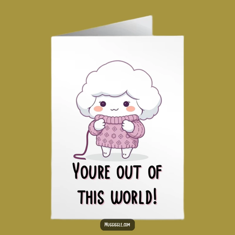 Free Printable Congrats Card: Cloud's Cozy Creation for Your Big Win