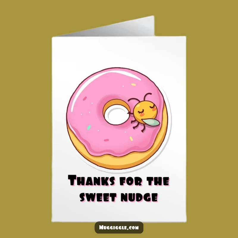 Free Printable Donut Thank You Card - Funny Downloadable Gift!