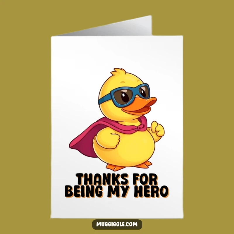 Free Printable Rubber Ducky Thank You Card - Funny Downloadable Gift!