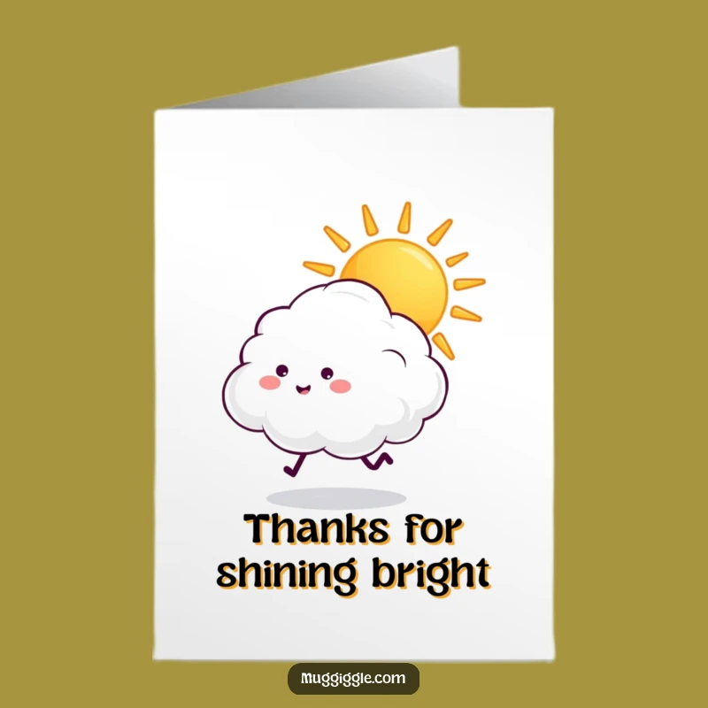 Free Printable Sunny Gratitude Card - Funny DIY Downloadable Gift