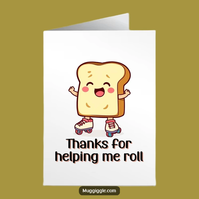 Free Printable Thank You Card: Toast Skater for a Quirky Downloadable Gift