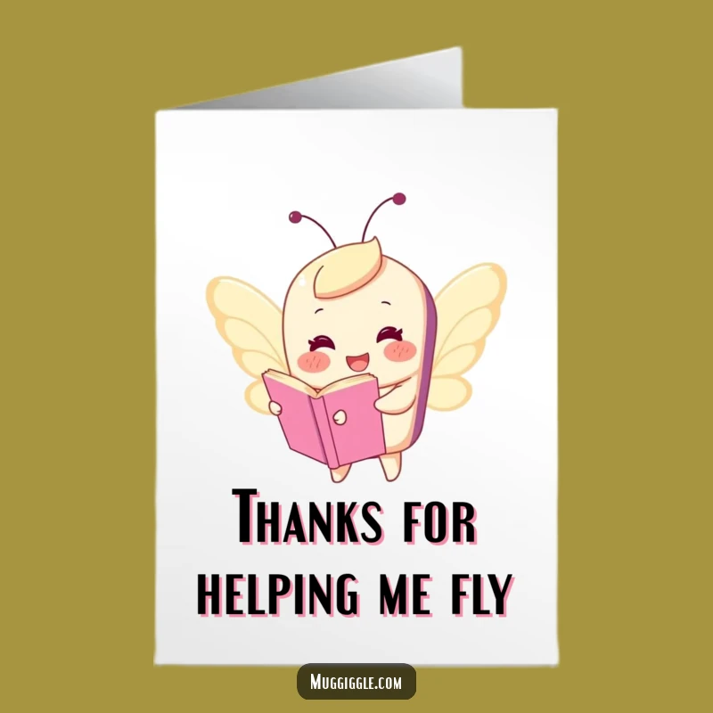 Free Printable Thank You Card: Wings of Gratitude - Funny Downloadable Gift