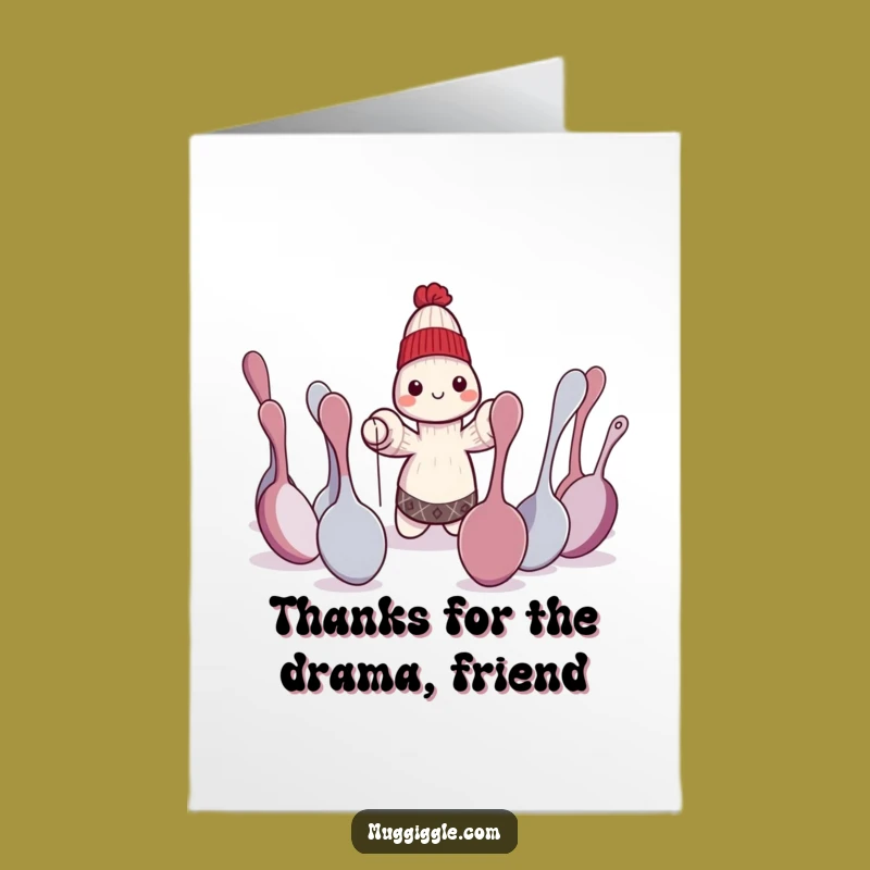 Funny Free Printable Thank You Card: Sock Puppet Gratitude Downloadable Gift