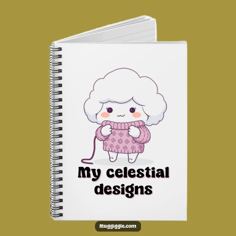 Funny Cloud Knitter Notebook: Journal Your Eco-Friendly Ideas