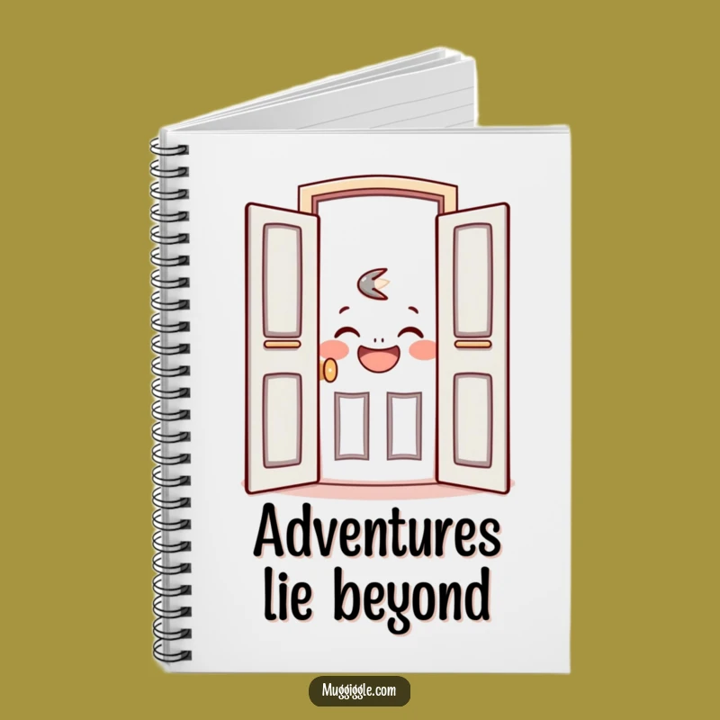 Funny Open Door Notebook - Jot Down Welcoming Ideas!