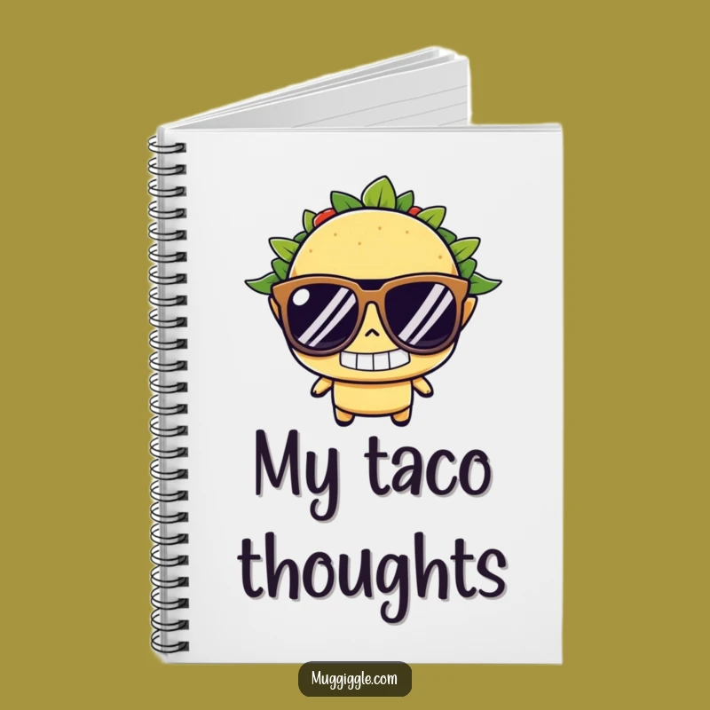 Funny Taco Sunglasses Notebook: Jot Down Cool Ideas