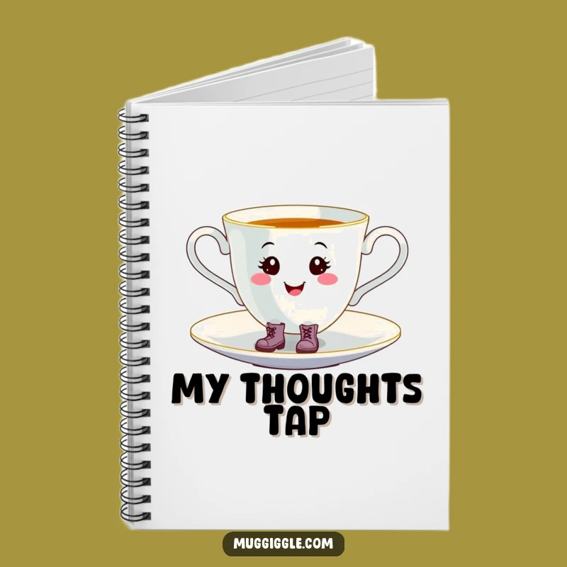 Funny Tap-Dancing Teacup Notebook: Jot Down Your Rhythm with this Journal