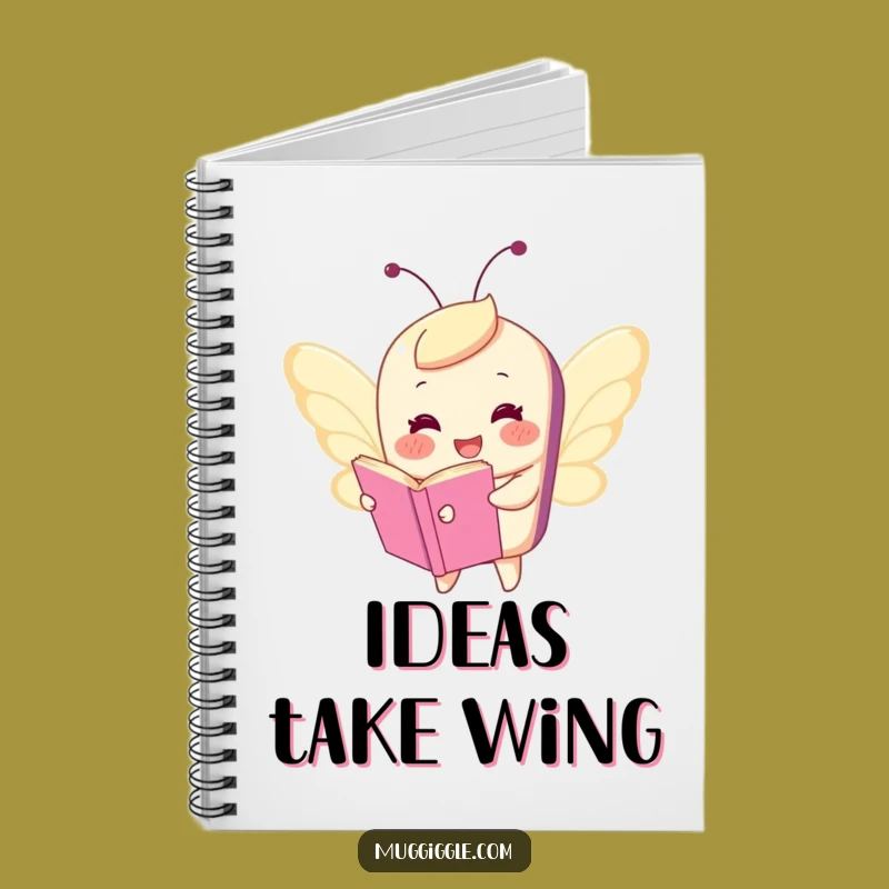 Funny Flying Book Notebook: Whimsical Character Journal for Ideas