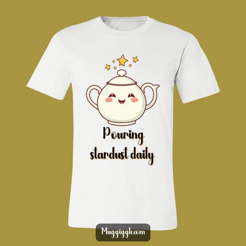 Funny Star Teapot T-Shirt - Wear Your Cosmic Brew!