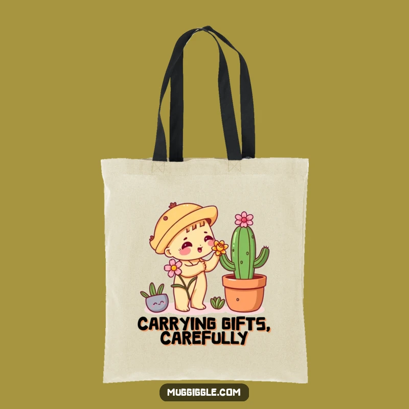 Funny Taco Flower Tote Bag: Carry Your Affection with Quirky Style
