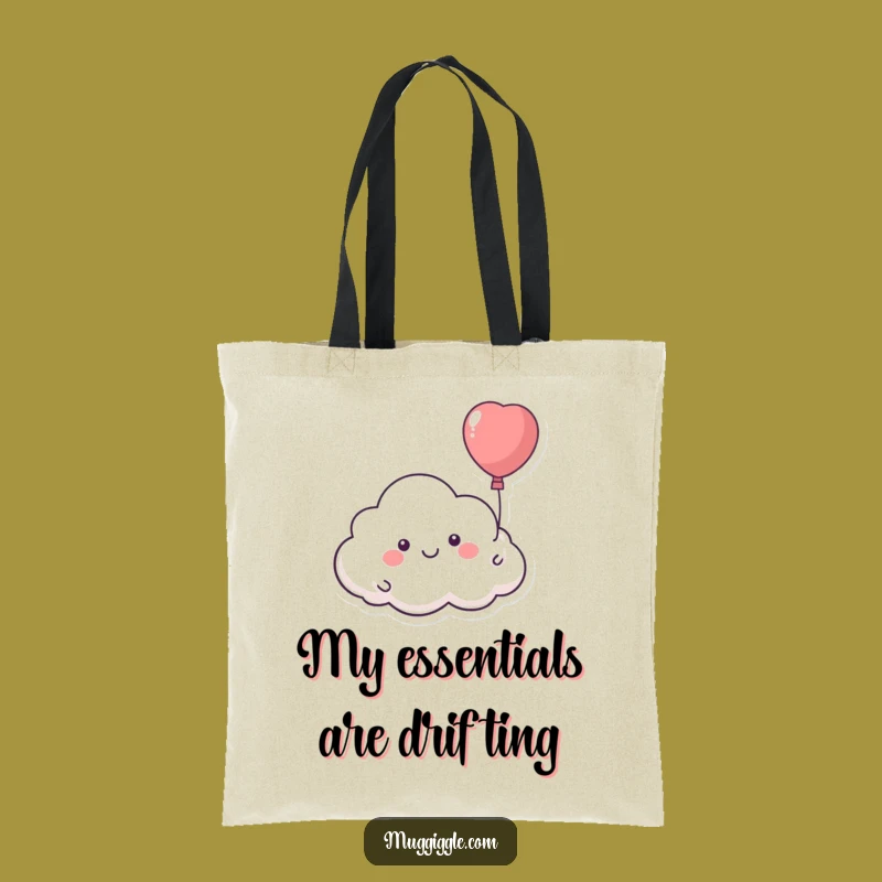 Funny Cloud Balloon Tote Bag: Carry Your Dreams with Whimsical Style